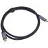 COTECI Thunderbolt 4 Certified USB C to USB C Cable, 8K/4K Display/40Gbps Compatible with USB-4 1M - Black